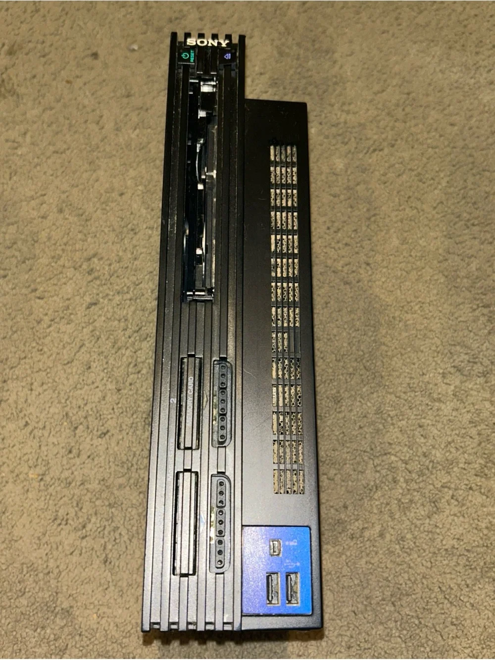 Sony PlayStation 2 PS2 Console SCPH 30001 Black Bundle With Cables PARTS ONLY